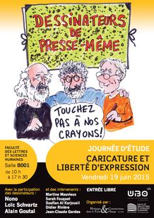 Conférence Colloque à l'UBO, Brest "Touchez pas à nos crayons !" 